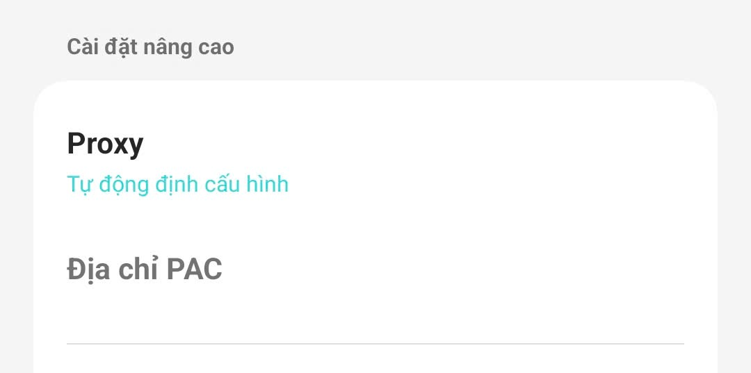 MẸO: Nhập nhanh proxy bằng link PAC