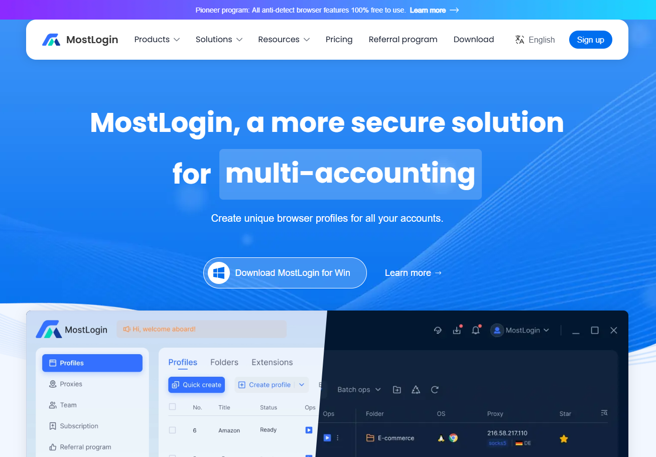 Cách cấu hình proxy trên phần mềm Anti-detect MostLogin