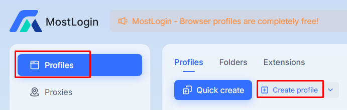 Cách cấu hình proxy trên phần mềm Anti-detect MostLogin