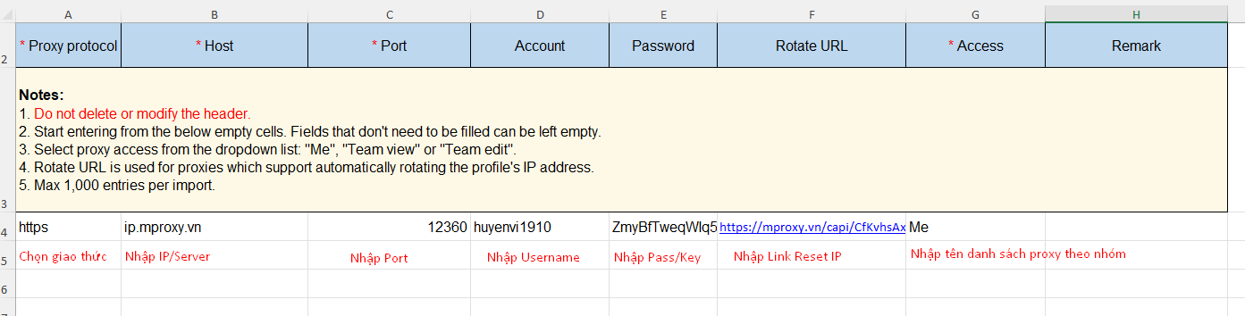 Cách cấu hình proxy trên phần mềm Anti-detect MostLogin