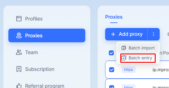 Cách cấu hình proxy trên phần mềm Anti-detect MostLogin