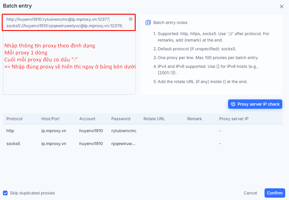 Cách cấu hình proxy trên phần mềm Anti-detect MostLogin