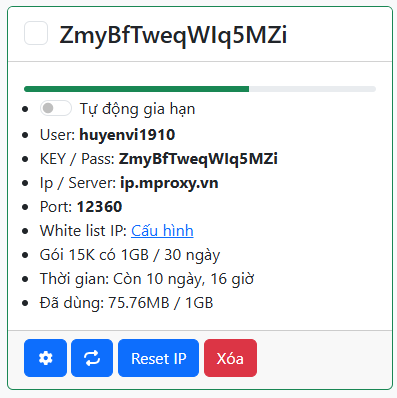 Cài đặt proxy trên phần mềm NSTBrowser