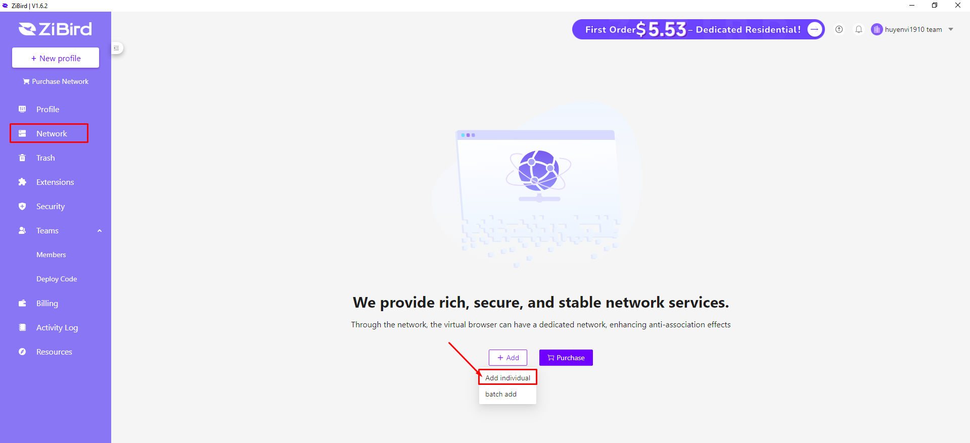ZiBird - Cách cấu hình proxy