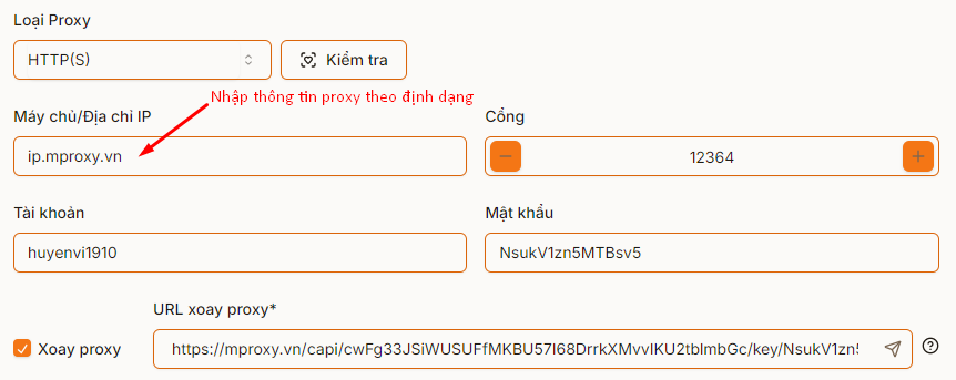 Hướng dẫn cấu hình proxy trên phần mềm PionLogin