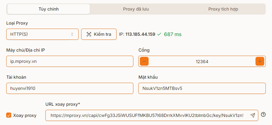 Hướng dẫn cấu hình proxy trên phần mềm PionLogin