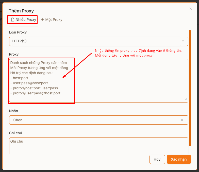 Hướng dẫn cấu hình proxy trên phần mềm PionLogin
