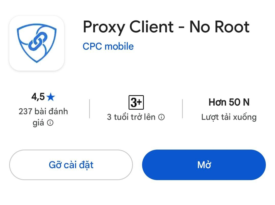 Cách sử dụng proxy trên điện thoại Android bằng app Proxy Client - No Root