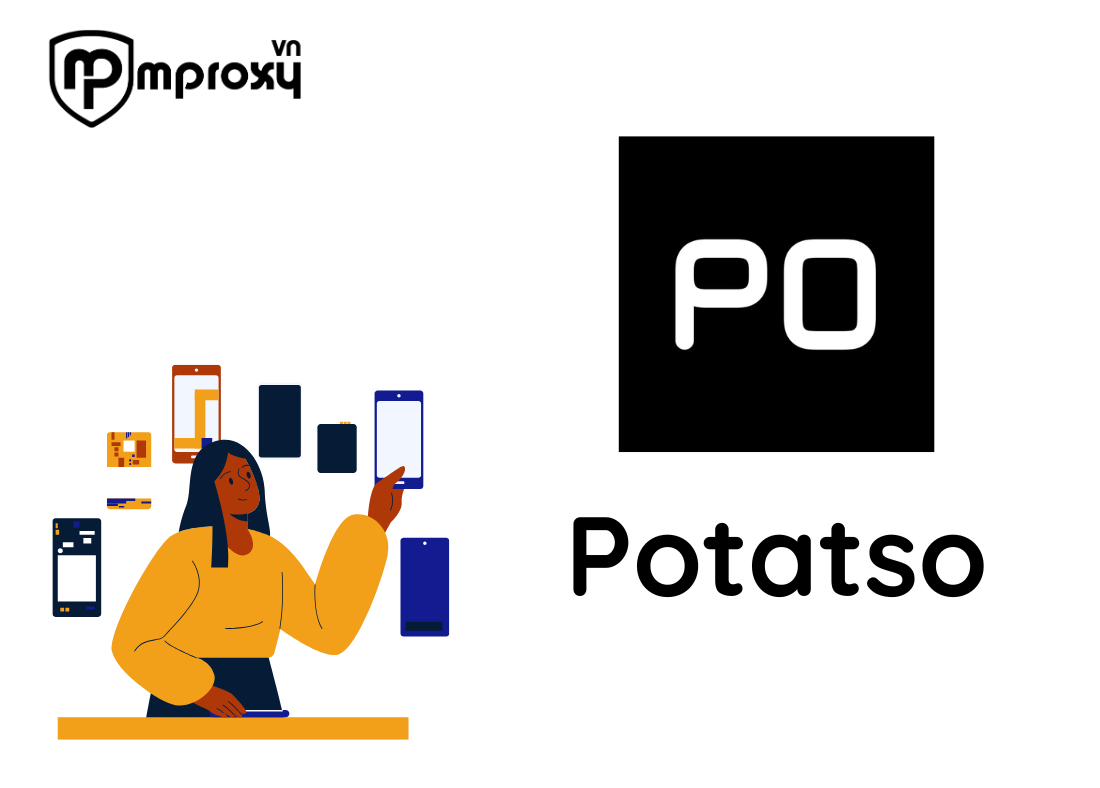 Cài đặt proxy trên điện thoại IOS bằng app Potatso
