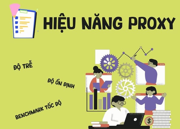 Hiệu năng proxy: Benchmark tốc độ, độ trễ, độ ổn định