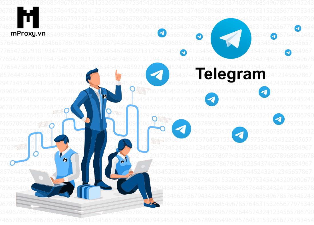 Sử dụng proxy 4G quản lý hàng loạt tài khoản Telegram cùng Mproxy